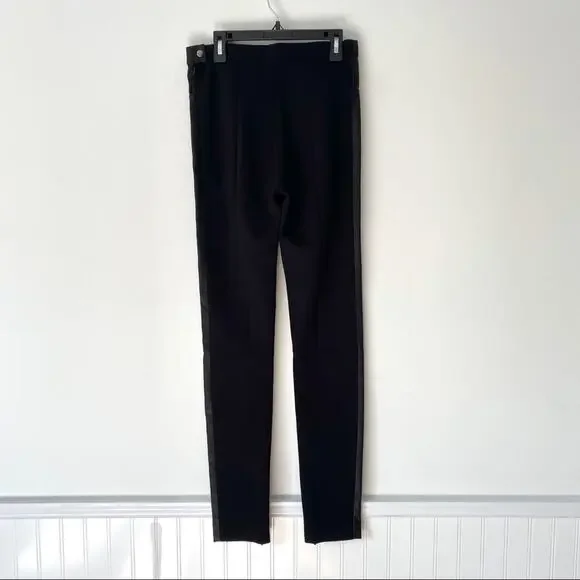 Maje Smarta Black Lamb Leather Stretch Leggings Small NWTS